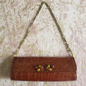 Alligator Brown Purse
